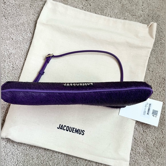 ❌❌ SOLD ❌❌💜JACQUEMUS- Purple Le Raphia ‘Le Bisou’ Bag - Picture 6 of 10